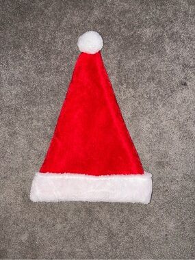 Classic Red Santa Hat with White Trim
